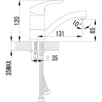 Смеситель для раковины Lemark Plus Strike LM1107C