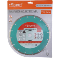 Диск алмазный сегментный по кирпичу (230х22.2/20 мм) Sturm 9020-04-230x22-C