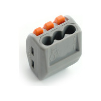 3-проводные строительно-монтажные клеммы STEKKER 50шт в упак. LD222-413 32397