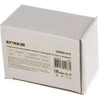 3-проводные строительно-монтажные клеммы STEKKER 50шт в упак. LD222-413 32397