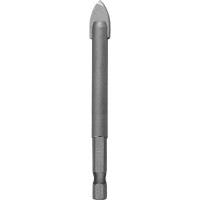 Сверло по стеклу керамике (5х75 мм; 1/4HEX) Heller 50093