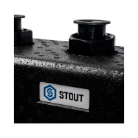 Стальной распределительный коллектор STOUT 3(5) отопительных контура, в теплоизоляции DN 25 SDG-0017-004035