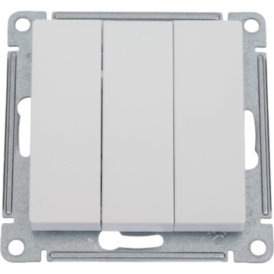 Механизм выключателя Systeme Electric 3-кл. ATLAS DESIGN сх.1+1+1 10АХ жемчуг ATN000431 1240277