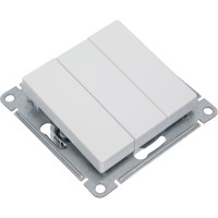 Механизм выключателя Systeme Electric 3-кл. ATLAS DESIGN сх.1+1+1 10АХ жемчуг ATN000431 1240277