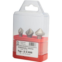 Набор зенковок (3 шт; 12, 16, 20 мм; HSS) Bucovice Tools 741804