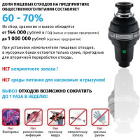 Полупромышленный измельчитель для пищевых отходов Bone Crusher 1000 BC1000-AS 157