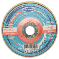 Круг лепестковый универсальный PROF (150х22 мм,  А60, 14А) Tsunami КЛТ1 D96100000P15060