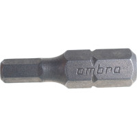 Вставка-бита 1/4"DR шестигранная, H4, 25 мм Ombra 514240