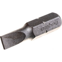 Вставка-бита 1/4"DR шлицевая, SL5, 25 мм Ombra 514550