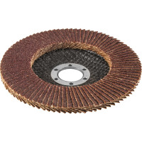 Диск шлифовальный лепестковый торцевой AFD115P80 (115х22.2 мм; Р80) Thorvik 52382