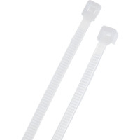 Пластиковые стяжки AutoFix 4,8x300мм белые NPC-48-300 W