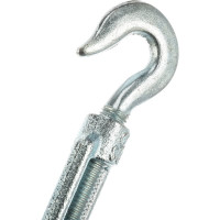 Талреп STAYER DIN 1480, крюк-крюк, М14, 3 шт, оцинкованный, 30525-14