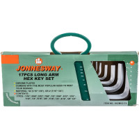 Набор торцевых шестигранных удлиненных ключей 1/16-3/4" SAE, 17шт Jonnesway H02MH217S 49116