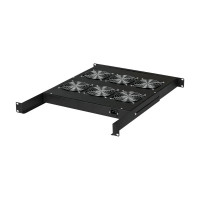 Вентиляторная полка TLK, 19, 1U, 6 вентиляторов, BK TLК-VP6-BK