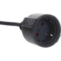 Силовой удлинитель б/катушки LUX 29030 УС1-Е-30 У-161 КГ 3x1.5 30м, 16А, 1 розетка с з/к 4606400419372