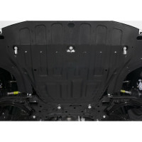 ЗК+КПП Hyundai Solaris 2017-н.в./Kia Rio X-Line 2017-н.в., сталь 2 мм АвтоБроня 111.02370.1
