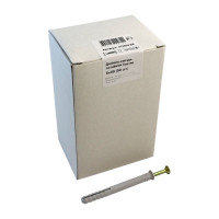 Дюбель-гвоздь с потайным бортиком крепежная техника 8х80, 50 шт 470820 БК