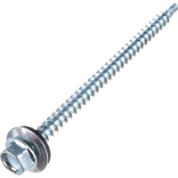 Кровельный саморез крепежная техника цинк 4.8х80 мм, 100 шт 431012 БК