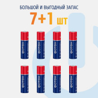 Пальчиковые батарейки ФОТОН АА LR6 BP8 22987