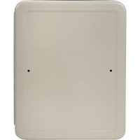 Шкафчик на 90 ключей BRAUBERG 300х240х80 мм, с замком, +90 брелоков, серый 290339