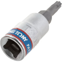 Головка-бита торцевая 1/4", TORX с отверстием, T20Н, L=37 мм KING TONY 203720
