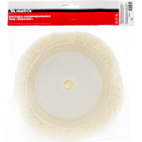 Насадка полировальная под липучку (180 мм, плетеная шерстяная нить) MATRIX 75958