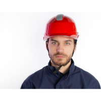 Защитная каска из ABS Delta Plus BASEBALL DIAMOND V UP красного цвета DIAM5UPROFL