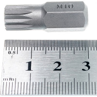 Вставка 3/8", SPLINE M10, 30 мм ROCKFORCE RF-1783010(1306)