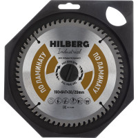 Диск пильный Hilberg Industrial Ламинат 190x30/20x64Т HL190