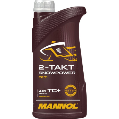 2-TAKT SNOWPOWER 1 л. MANNOL Синтетическое моторное масло для снегоходов 1430