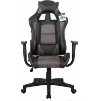 Компьютерное геймерское офисное кресло BRABIX GT Racer GM-100, с подлокотниками, подушки, экокожа 531819