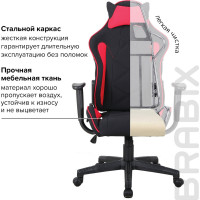 Компьютерное геймерское офисное кресло BRABIX , GT Racer GM-101, с подлокотниками, подушка 531820