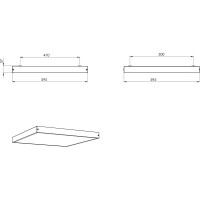 Светодиодный светильник Delta-Svet DL78-08-595х595 6000123