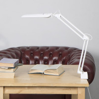 Настольный светильник Uniel на струбцине /LED/500Lm/4500K/Dimmer/TLD-524 White/8W/ 10610