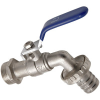 Кран шаровой водоразборный со штуцером MasterProf 3/4" ручка ДС.020048.ИМ