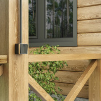 Выключатель WERKEL W5020235 двухклавишный влагозащищенный Gallant черный хром a050976