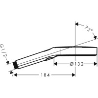 Ручной душ HANSGROHE 26864700 Rainfinity 130 3jet 00000071052