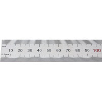 Стальная линейка 1000х30х1 мм, цветная шкала 0,5 мм Kinex (K-MET) 1022-02-100