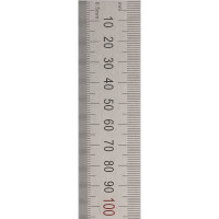 Стальная линейка 1000х30х1 мм, цветная шкала 0,5 мм Kinex (K-MET) 1022-02-100