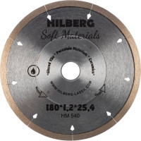 Диск алмазный отрезной Hilberg 180x25.4 Hyper Thin 1.2 мм HM540
