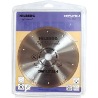 Диск алмазный отрезной Hilberg 200x25.4 Hyper Thin 1.2 мм HM550