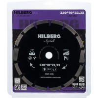 Диск алмазный отрезной Hilberg 230x22.23 Hard Materials Laser Asphalt HM305