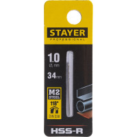 Сверло Professional по металлу HSS-R (1х12х34 мм; М2; DIN 338) Stayer 29602-1
