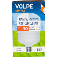 Светодиодная лампа Volpe. Матовая. Серия Simple LED-M80-40W/NW/E27/FR/S UL-00002905