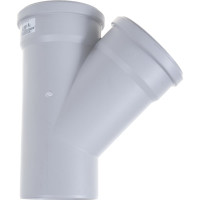 Тройник Бесшумная канализация PRO AQUA STILTE PLUS 160x160/45 STPL2016016045