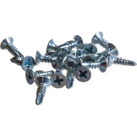 Оконный саморез Метизный двор 3,9x13 сверло, белый, 20 шт. 4690441018397