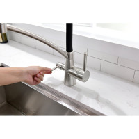 Смеситель для кухни Paulmark SIEGEN, брашированная сталь,  Si213111-BS