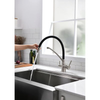 Смеситель для кухни Paulmark SIEGEN, брашированная сталь,  Si213111-BS