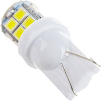 Автолампа SKYWAY диод T10 (W5W) 12V 20 SMD диодов 1-конт белая, в комплекте 2 шт S08201110
