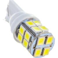 Автолампа SKYWAY диод T10 (W5W) 12V 20 SMD диодов 1-конт белая, в комплекте 2 шт S08201110